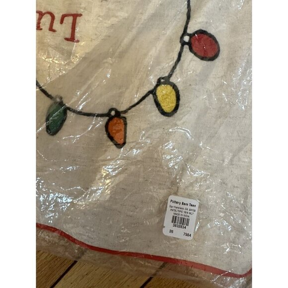 Pottery Barn Peanuts Snoopy Heart Personalized Lucy Pillow Cover Christmas NWT - Picture 6 of 9